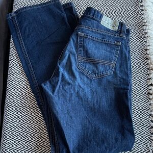 Men's Relaxed Fit Dark Blue Jeans
